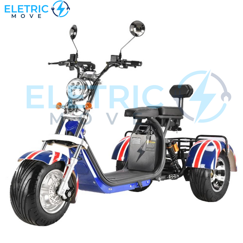 Triciclo Elétrico 3000W ⚡INGLATERRA ⚡